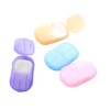 ccHuDE 6 Packs Portable Disposable Paper Soap Sheets Hand Washing