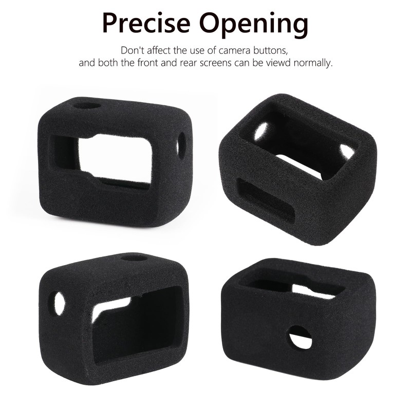 HSU 2 Pack Foam Windslayer for Insta360 Ace Pro, Windscreen