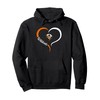 Marcellus Wildcats Logo Half Heart Slogan HS Pullover Hoodie
