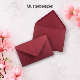 Mini Envelopes – 5.2 x 7.6 cm – with Wet Seal for Flower Greetings, Greeting Cards, Pendant and Money Gifts, FarbenFroh by Gustav Neuser