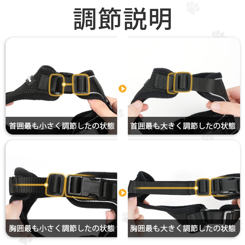 Rabbitgoo Cat Harness and Leash Set, Suitable for Dogs and