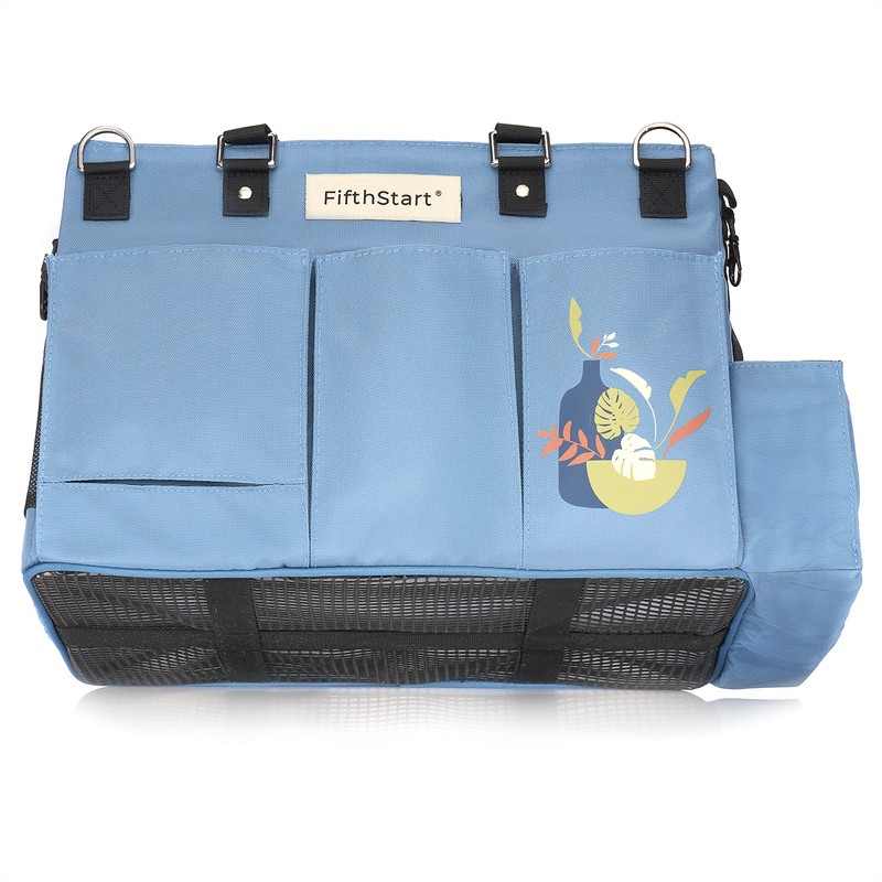 FifthStart Multiuse Cleaning Caddy - Blue Diaper Caddy with Waist,