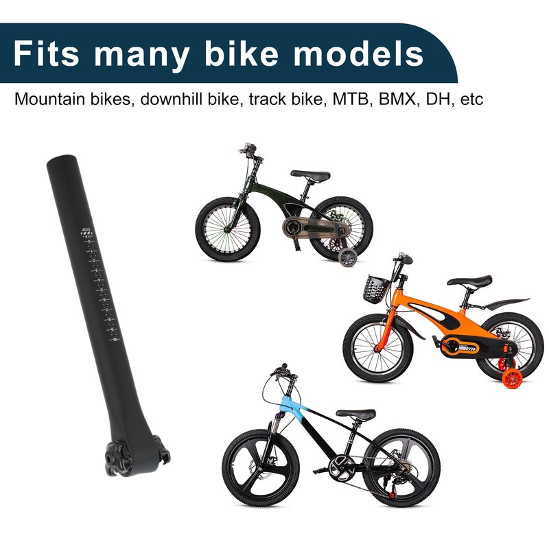 TUCKBOLD Bicycle Seatpost Lightweight Bicycle Saddle Post Seat Tube Matte