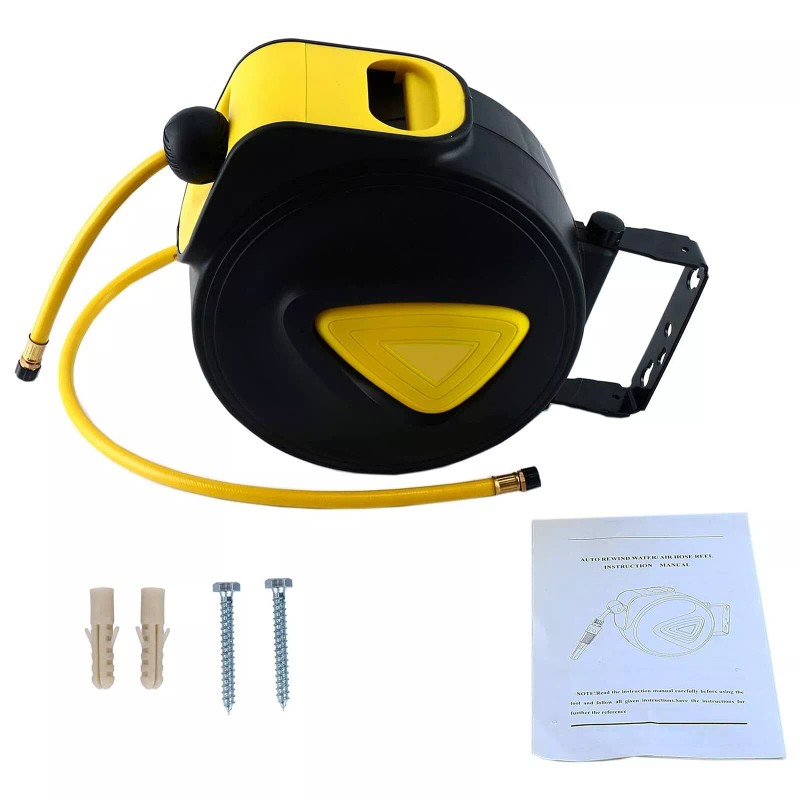 8milelake Retractable Air Hose Reel 5/16 Inch x 33 FT