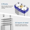 Puroma Lock 1 Pack Padlocks, 2” Long Shackle Heavy-Duty Locks