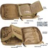 WYNEX Tactical Molle Admin Pouch of Tri-Fold Open Design, Molle