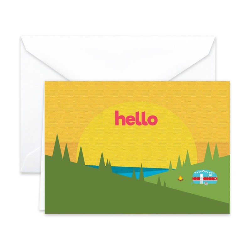 Paper Frenzy Camp Notes Hello From Camp - 24 pack