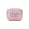 Gelato Pique PWGB254623 Quilted Logo Pouch, pink (PNK)
