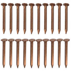 cyclingcolors 20 x Square Copper Nails Square Nails Nautical Wood Assembly Furniture Nails Renovation Picture Frame Craft Projects 3 x 40 mm