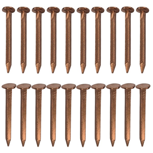 cyclingcolors 20 x Square Copper Nails Square Nails Nautical Wood