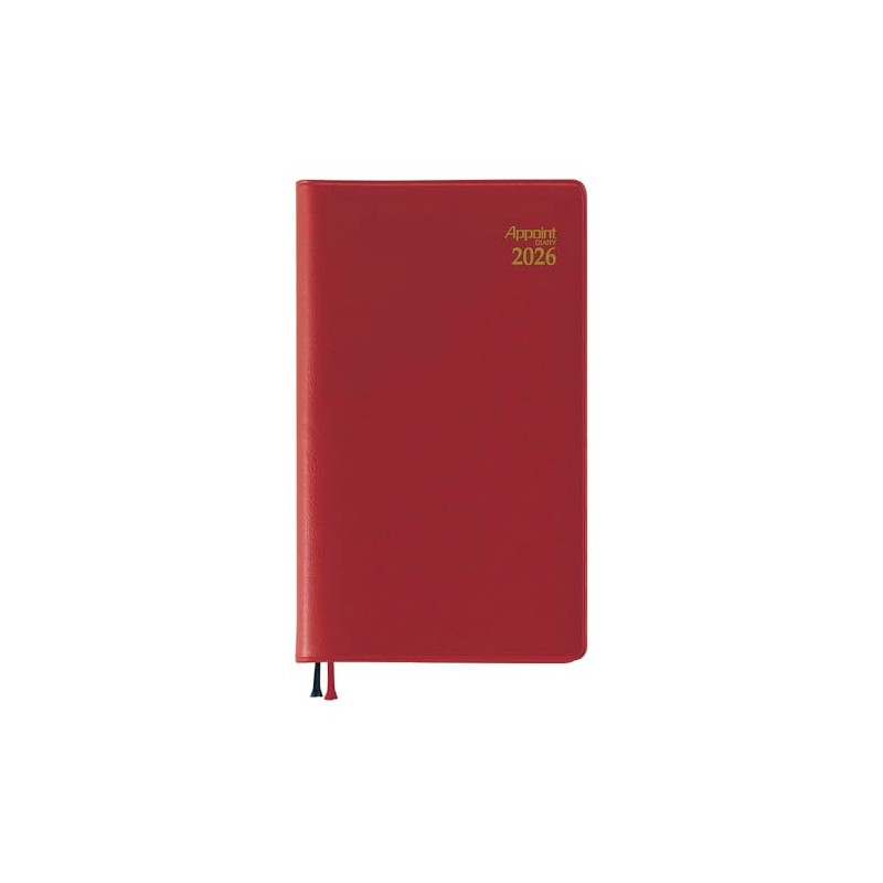 Daigo Notebook 2026 Award Weekly Horizontal Red E1012 2025 Starts