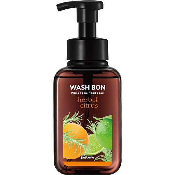 Saraya Washbon Prime Foam, Herbal Citrus, 16.9 fl oz (500