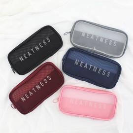 Travel Toiletries Pouch Cosmetics Brush Tint Mini Bag - Navy / 여행용 세면도구 파우치 화장품 브러쉬 틴트 미니백 - 네이비