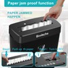 Woolsche Paper Shredder,10-Sheet Cross Cut with 3.43-Gallon Basket, P-4 Security