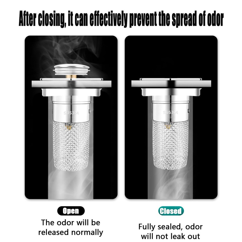 Bathroom Sink Stopper Hair Catcher,Timnamy Drain Filter,Pop up Sink Drain