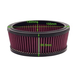 USOHAWLK High Performance Air Filters Cleaner Fit for Harley Touring Street Road Glide Road King Softail Dyna FXDLS FXR