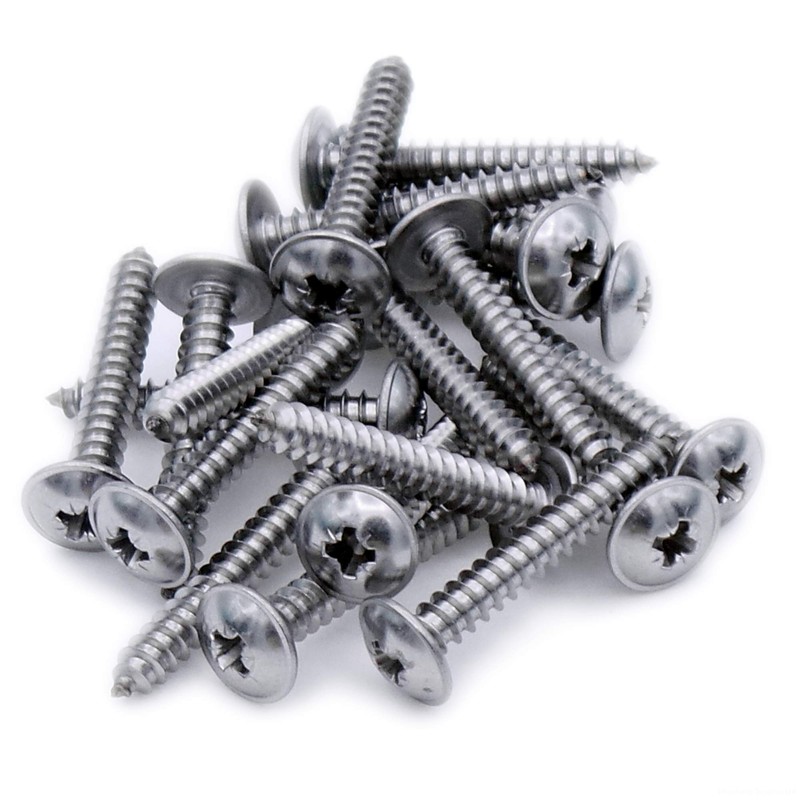 No.8 x 0.75 (4.2mm x 19mm) Pozi Flanged Self-Tapping Screw