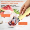 NEWEST Heated Ice Cream Scoop, Rechargeable Electric Ice Cream Scoop,