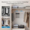 USTECH Multi-Tier Swing Arm Pants Hanger - 8 Tier Space
