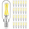 Mlambert 24 Pack Dimmable T6 LED Bulbs,4W Equal 40W e12