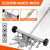 HORUSDY 17-Inch Rolling Magnetic Sweeper with Wheels | Adjustable Handle