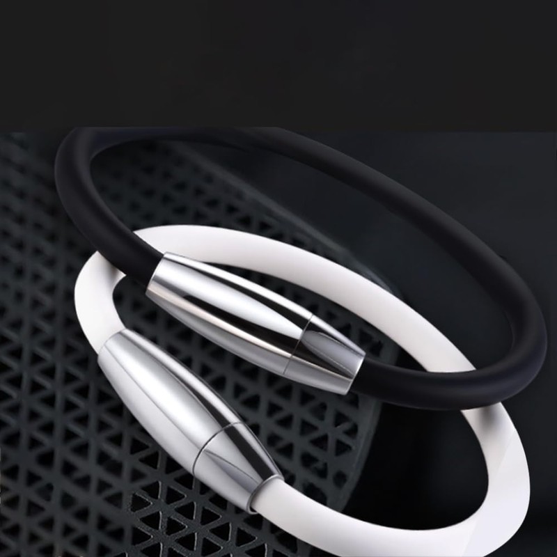 The Wellness Factor Biofield Vertigo Relief Bracelet - (Medium, Black)