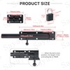 SAYAYO Door Bolt Bolt with Padlock Stainless Steel Bolt Lock