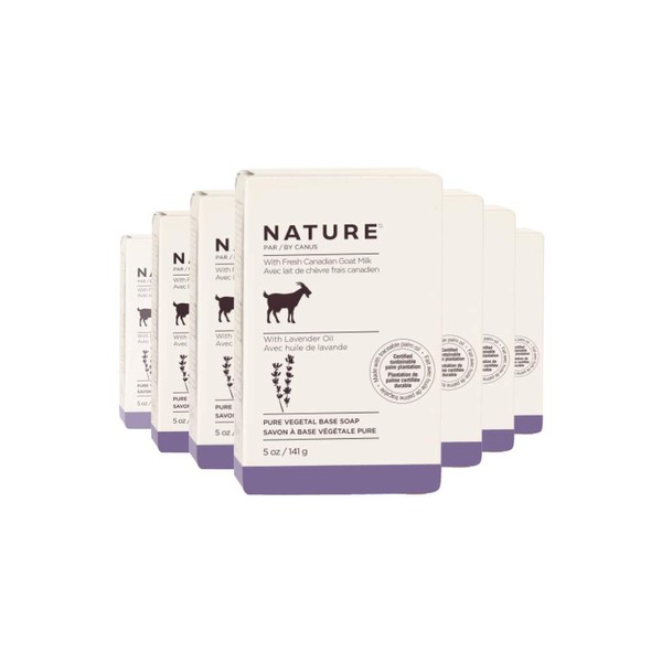 Nature by Canus Bar Soap, Lavender, 5 Ounce (Pack of 24)