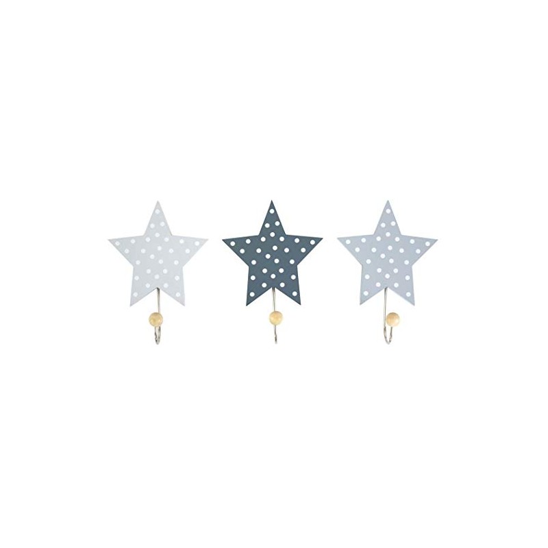 Jabadabado R16016 Hooks Star Grey, Multi-Colour