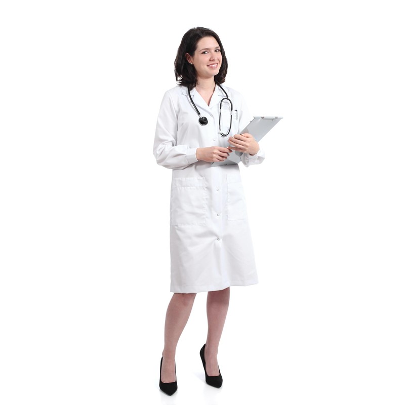 KODAMA Women's Premium Lab Coat 100% Cotton - Special Cut