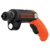 BLACK+DECKER Cordless Screwdriver with LED Light 4V MAX, Electric Screwdriver