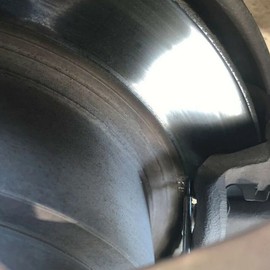 Brake Pad Measuring Tool, Heavy Duty 1.5mm Calibration Check Mark Brake Pad Measuring Gauge Universal for Internal External Use, Base Plate Brake Pad Tester Brake Pad Detection Pen Scale