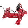 Motorcycle License Plate Mount Adjustable License Plate Holder with Taillight