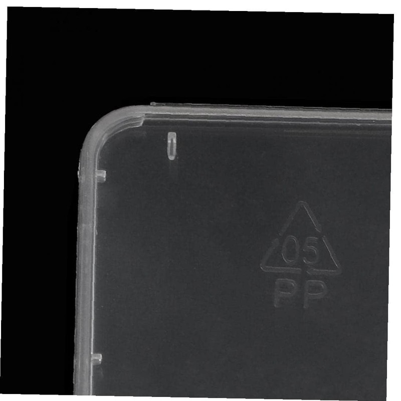 10Pcs Transparent Universal SD Card Storage Case Durable SDHC Memory