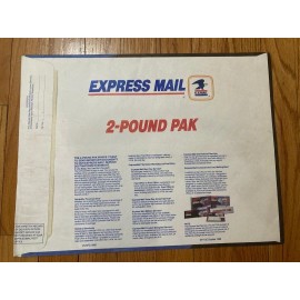Unbranded Express Mail Service Tyvek Envelope (October 1988)  REMARKABLE!!