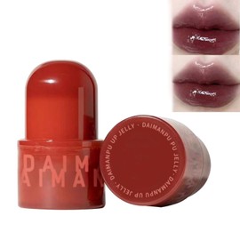 Buatkontly Hezhuang Lip Jelly, 2024 New Hezhuang Jelly Lip Gloss, Tinted Hydrating Lip Gloss, Long Lasting Jelly Texture Moisturising, High Shine Non-Stick Gloss Lip Makeup (#03)