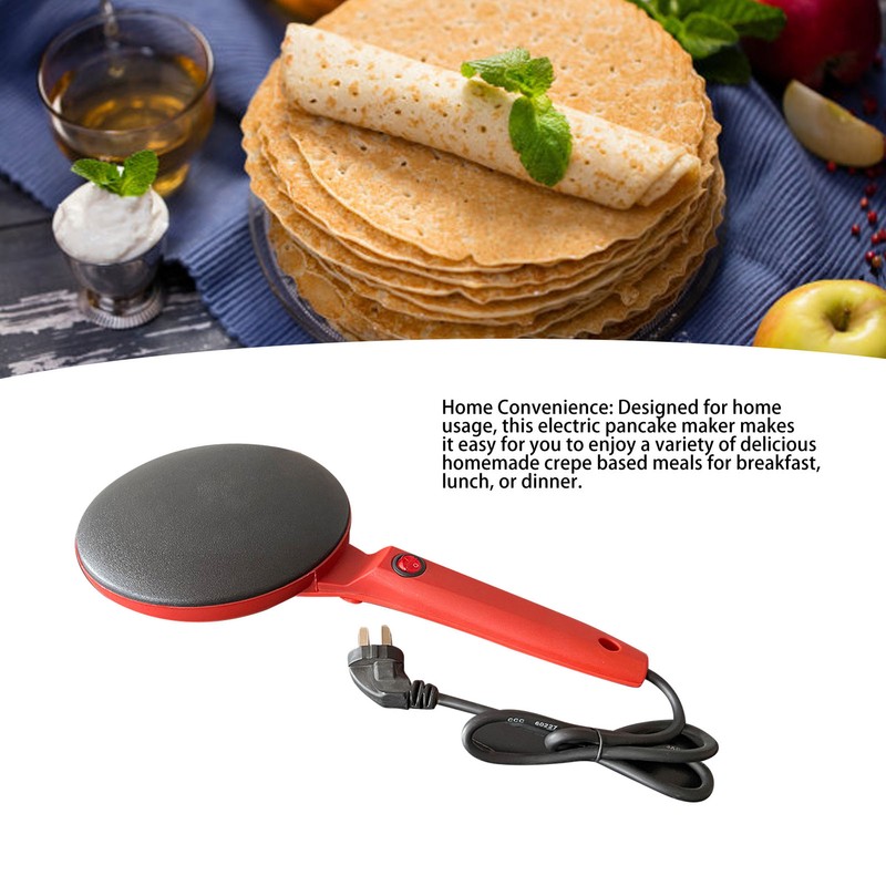 800W Electric Crepe Maker Machine Easy To Use Multifunction Portable