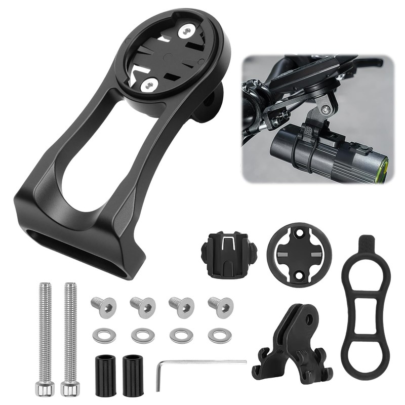 Out Front Bike Computer Combo Mount for Garmin Edge &