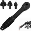 LAPUOTSP 2-in-1 Ratchet Drill Chuck Key Wrench, Universal Chuck Key