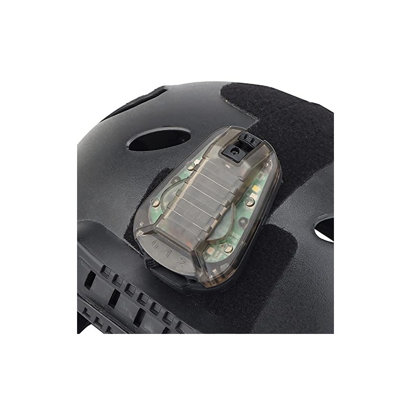 Lobamop Helmet Survival Beacon Light Helmet Strobe Light Survival IR