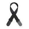 rockson Heavy Duty 2 Piece Guitar Bass Strap Round Black