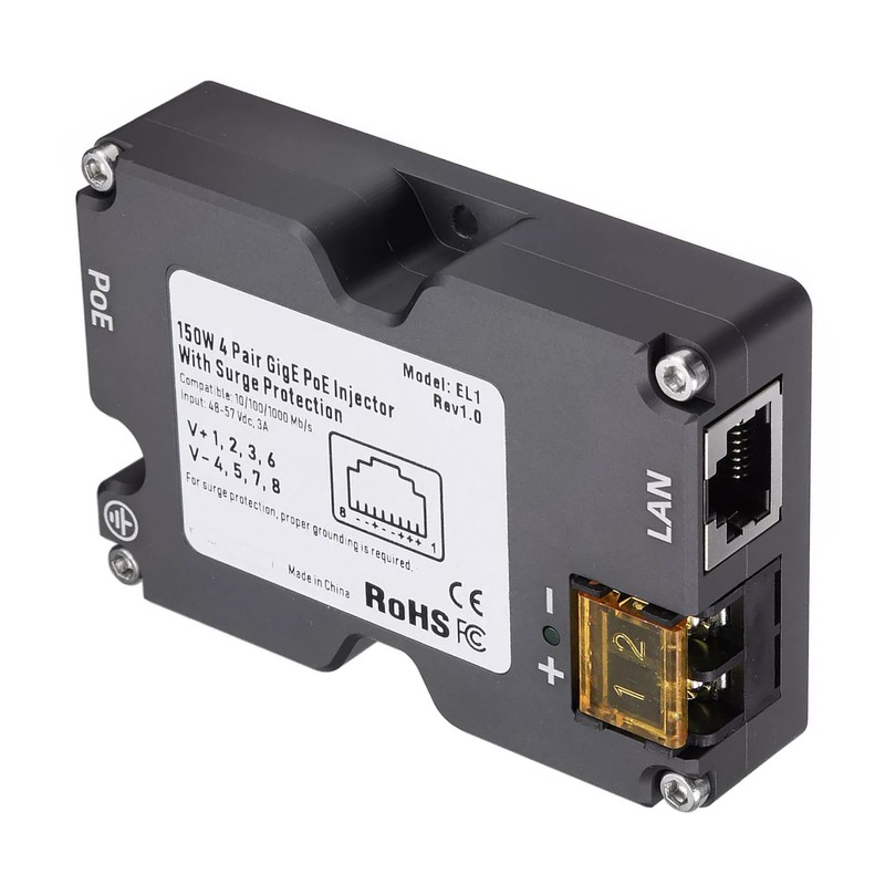 Power Over Ethernet Injector 150W Gigabit Passive Power Over Ethernet