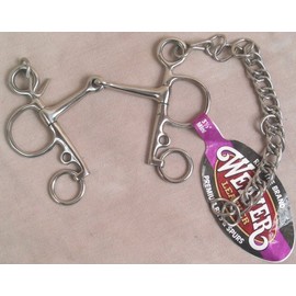 3 1/2" Mini Pelham Snaffle Bit Stainless Steel