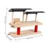 BESPORTBLE 1 Set Wooden Train Station Platform Accessory for DIY