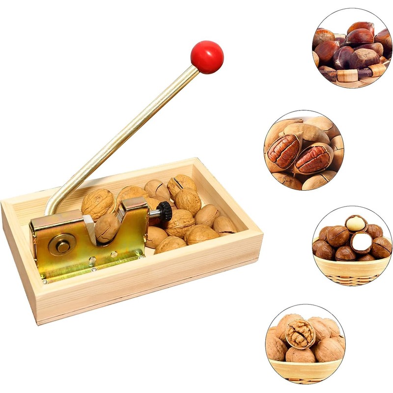 HXC-BLG Nutcracker, walnut cracker, nut cracker with lever function, adjustable