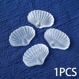 Perfeclan Selenite Stone Bowl Carved Shells, Morocco Home Decoration Decorative Collection Shell Shape Crafts,