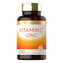 Zinc + Vitamina C Premium 250 Capsulas Eg O12 Sabor Nd