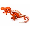 critigulf Articulated Mosasaurus Skeleton Model, 3D Printed Poseable Dinosaur Figure