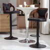 VECELO Swivel Bar Stools Set of 2,Counter Height Stools with