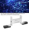 Water Pump Bracket Silver Aluminum Alloy Desktop Mounting Stand for